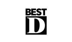 The image features a logo with the word "BEST" on top and the letter "D" inside a black square below it.